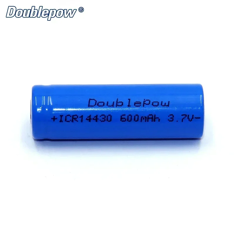 14430 Rechargeable Li Batteries 3.7V 600mAh Li-Ion Icr14430 Lithium Battery for Digital Electronics Electric Products Cell