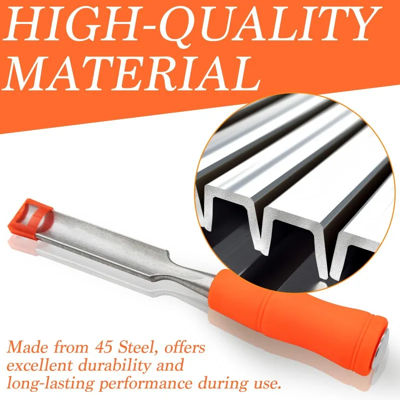 Woodworking Semi-circular Slotting Flat Chisel 18mm Outer Edge Semi-circular Chisel Woodworking Chisel Tool