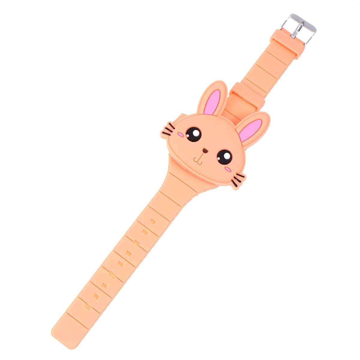

Rabbit Watch Cartoon Led Wristwatch For Kids Children Toddlers Birthday Kids Cartoon Watch Gift Party Favor Orange