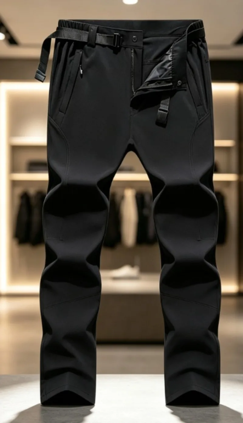 Summer thin outdoor quick-dry pants for cycling hiking, windproof wear-resistant ice silk sports trousers.