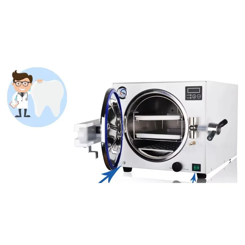 14L/18L Vertical Portable Dry Heat Autoclave Dental And Nail Art Instrument Sterilizing Device For Clinic And Beauty Salon Daily