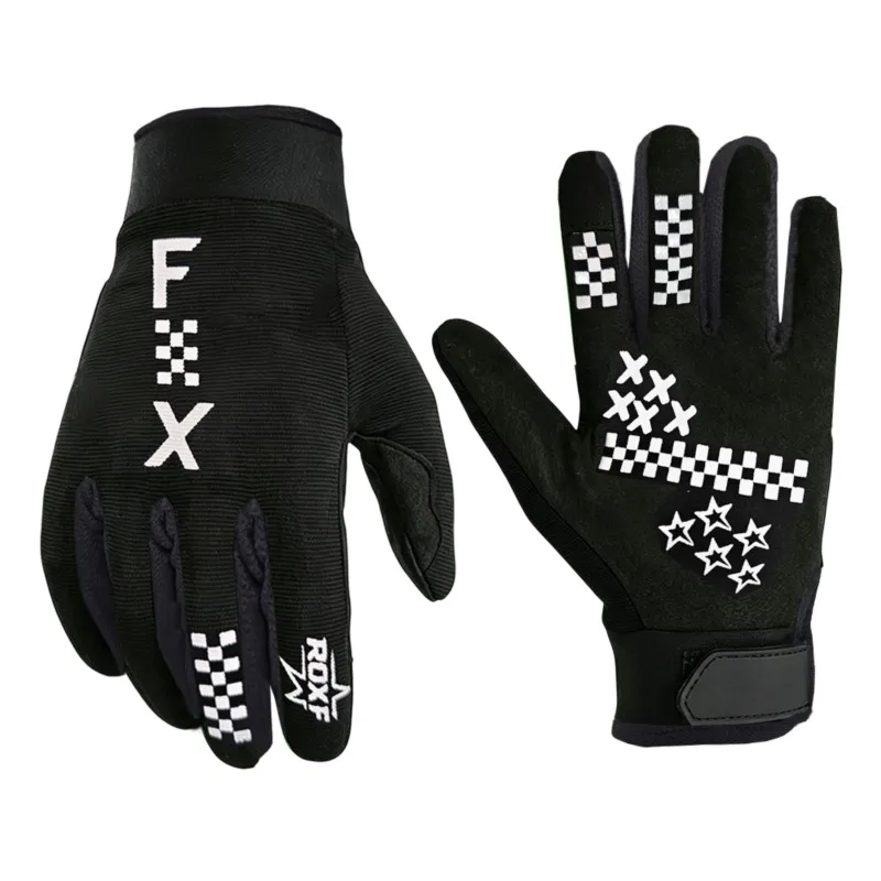Full Finger Touch Screen Sports Gloves, Silicone Anti-slip Shock Absorbing Riding Gloves For Cycling Motocross