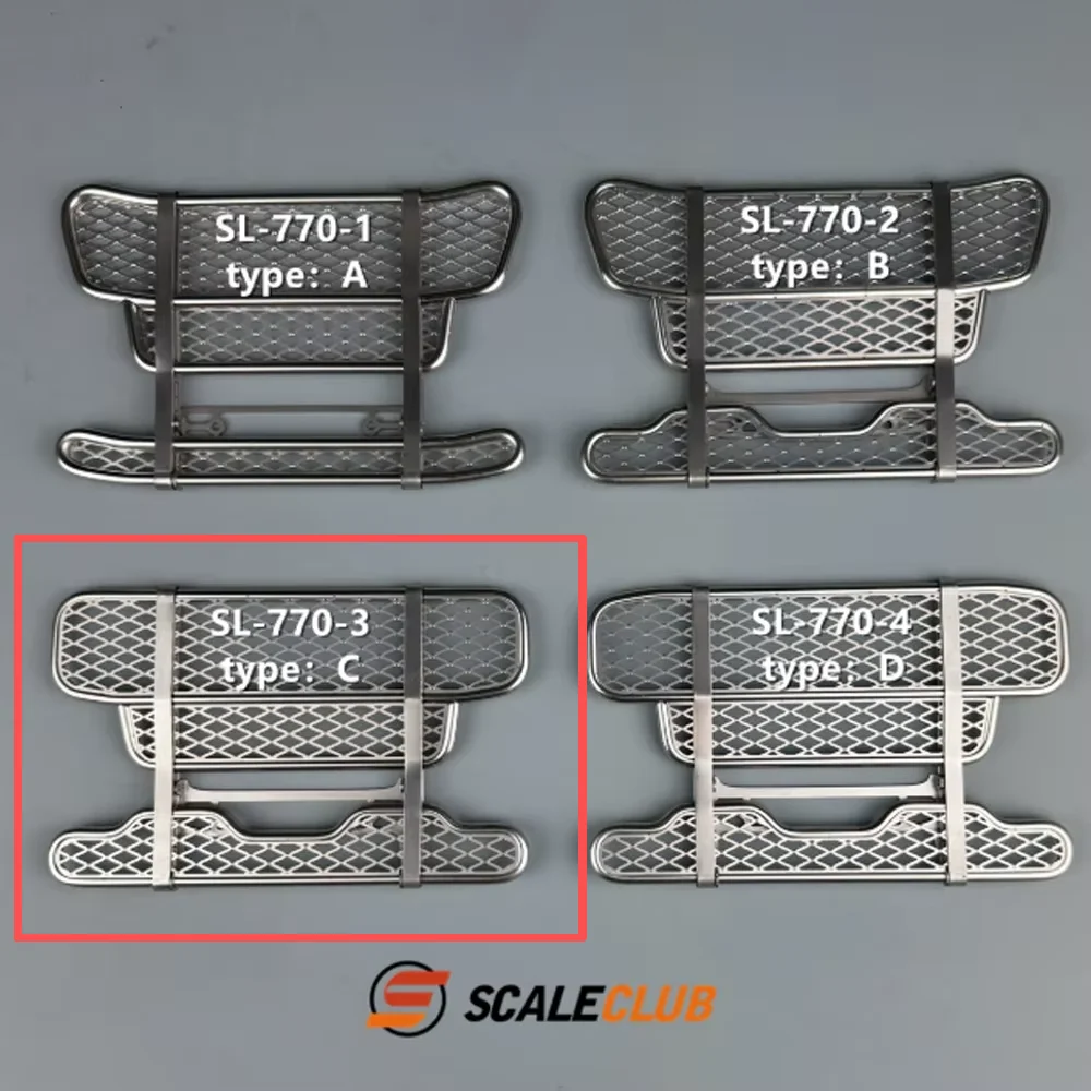 

SCALECLUB 1/14 Tamiya Truck Model Toy 770S Upgrade Metal Guardrail Type C