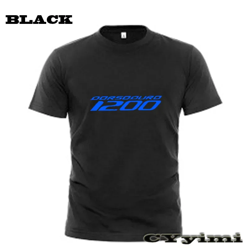 For  Aprilia Dorsoduro1200 T Shirt Men New LOGO T-shirt 100% Cotton Summer Short Sleeve Round Neck Tees Male