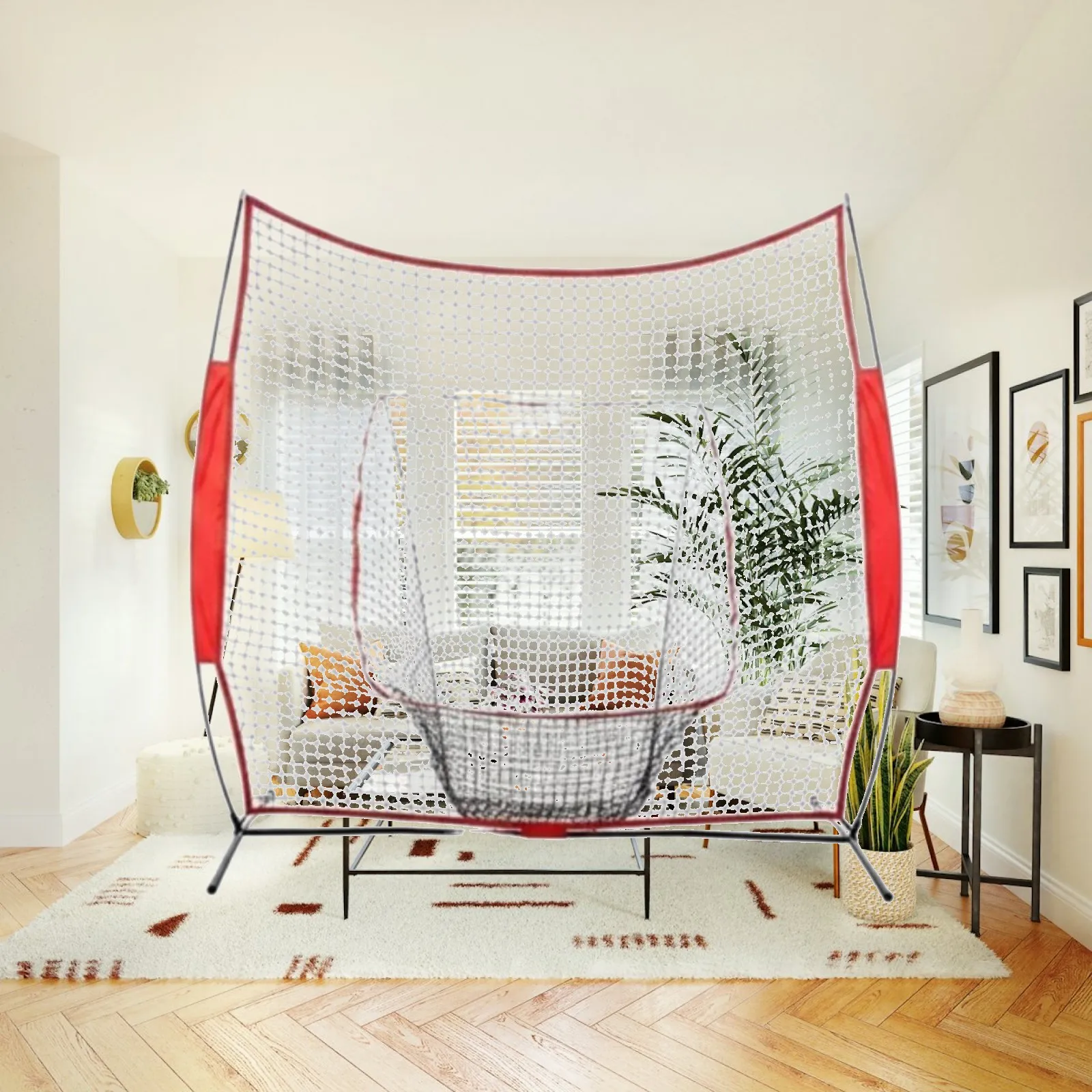 freestanding-baseball-rebound-net-reinforced-edging-red-trim-easy-setup-sports