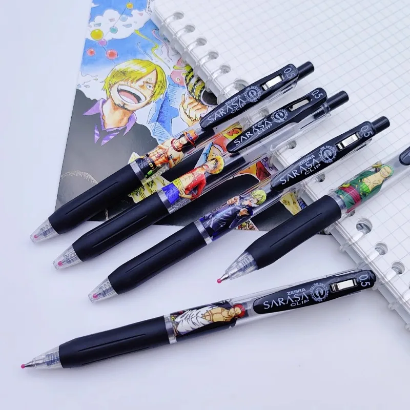 ワンピース Fancy Stationery One Piece Luffy Zoro Sanji Printed DIY Gel Pen Creative High Value