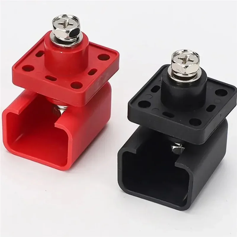 Top Deals 2Pcs 200A High Current Energy Storage Terminal Battery Connector Terminal Block DC500V M8 Wire Core Diameter Lithium