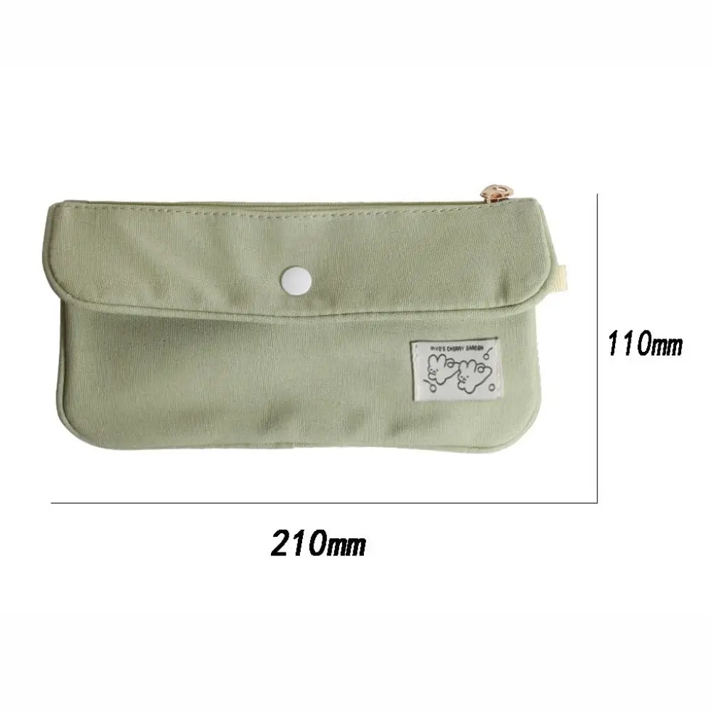 New Lightweight Coin Purse Cotton Portable Key Bag Solid Color Earphone Bag Lipstick