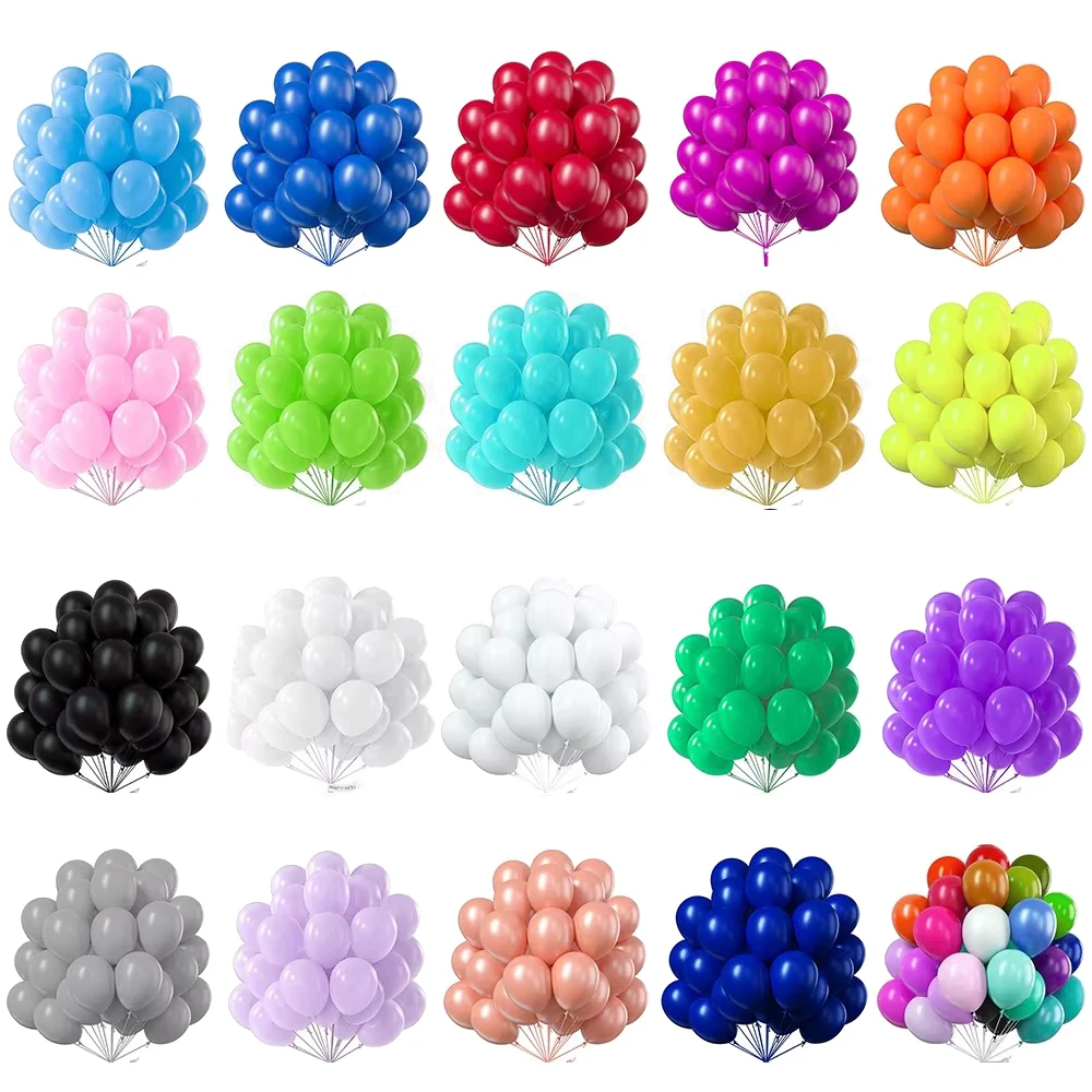 10/20/30/50/100pcs Pearl Latex Balloons White Pink Blue Helium Ball Wedding Adult Birthday Party Decoration Baby Shower Globos