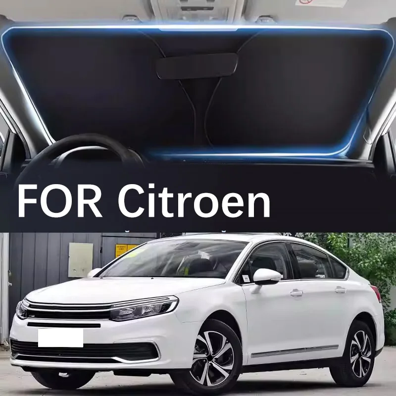 

Для Citroen C2 C3 C5 X7 C4 Picasso Berlingo солнцезащитный козырек на лобовое стекло автомобиля, козырек от солнца на переднее окно, аксессуары для салона автомобиля