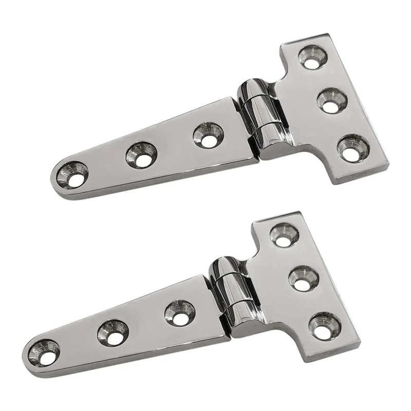 8 PCS Heavy Duty T Hinge 316 Stainless Steel Marine Grade Casting Hinge Door Hatch Hinge Boat