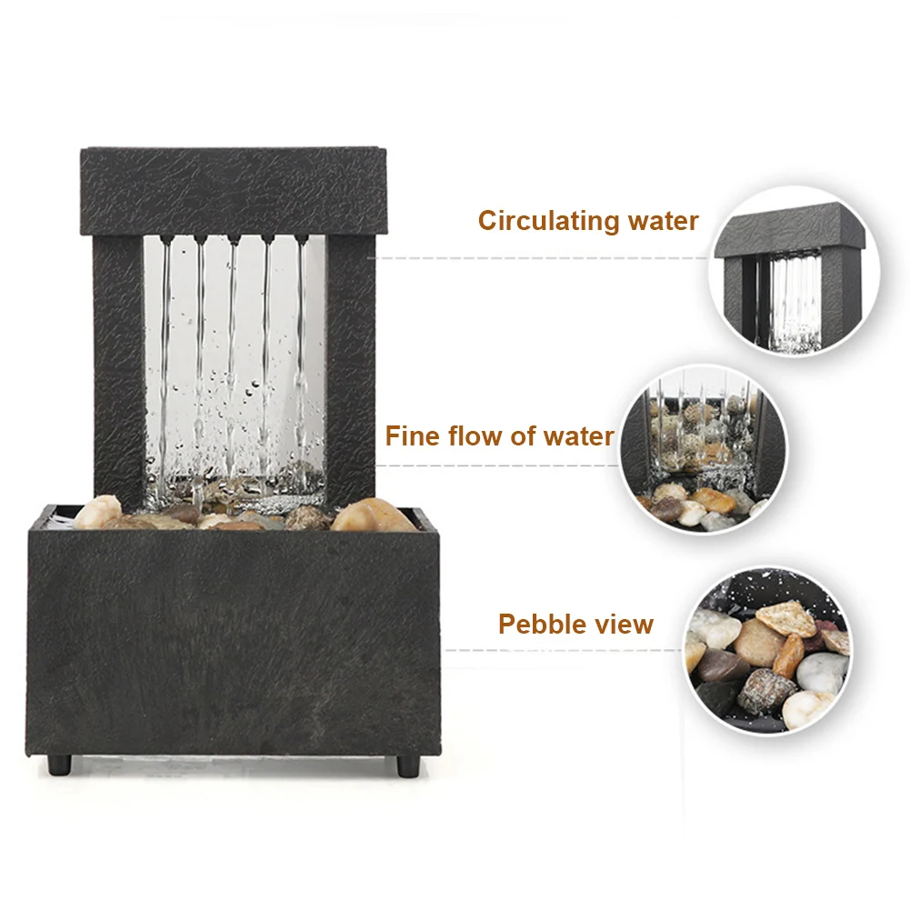 Fuente de Agua Interior, Adornos de Escritorio, Agua Corriente, Decoración para el Hogar, Oficina, Salón de Té, Regalos