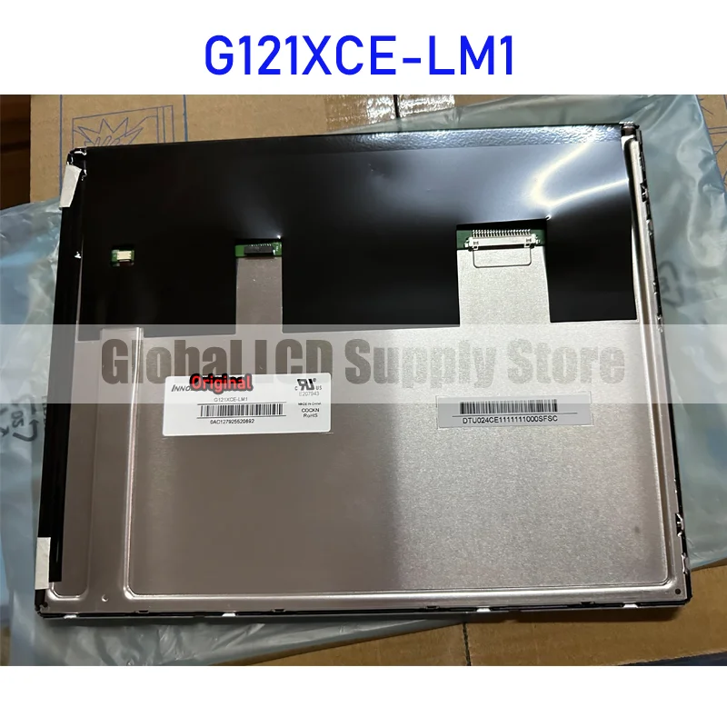 

G121XCE-LM1 12.1 Inch LCD Display Screen Panel Original for Innolux 20 Pins Connector Brand New 100% Tested