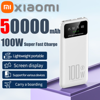 Xiaomi 20000mAh High Capacity Portable Power Bank 100W Super Fast Charge LED Digital Display Powerbank for iPhone Samsung Xiaomi