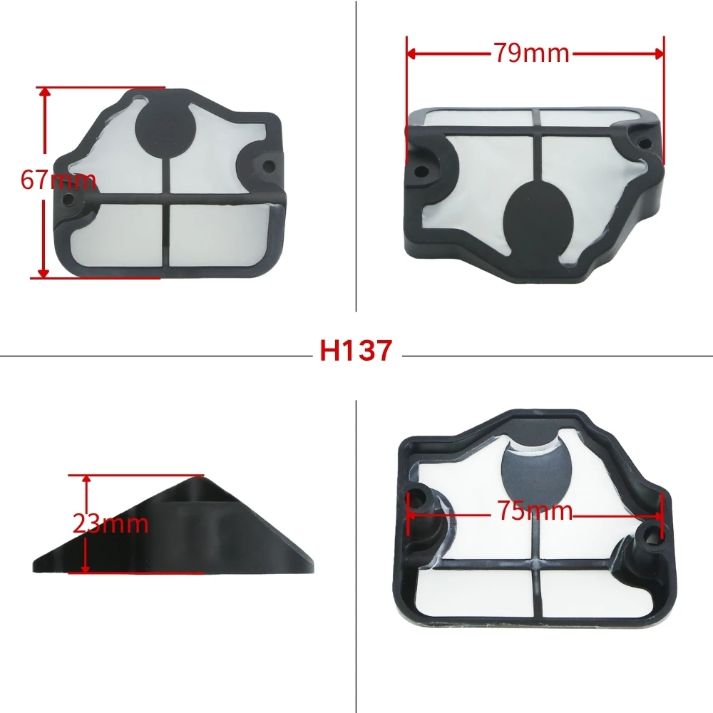 ل HUSQVARNA 36 41 136 136 LE 137 137 E 141 141 LE 142 بالمنشار حديقة أدوات كهربائية أجزاء فلتر الهواء