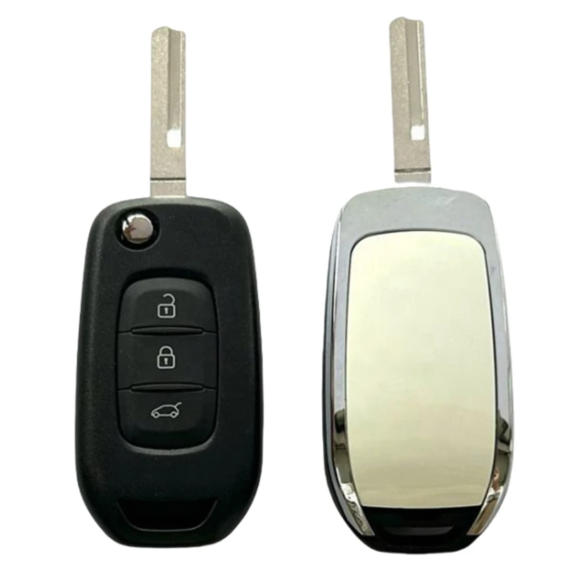 

XIEAILI OEM 3 кнопки сменный чехол для ключей откидной складной корпус дистанционного ключа для Renault Kadjar Captur Megane с лезвием HU56R