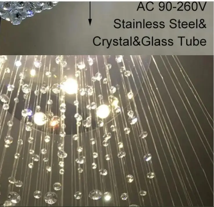 

Modern crystal loft traditional chandelier art deco with GU10 9 lights for living room bedroom hotel lobby restaurant store bar