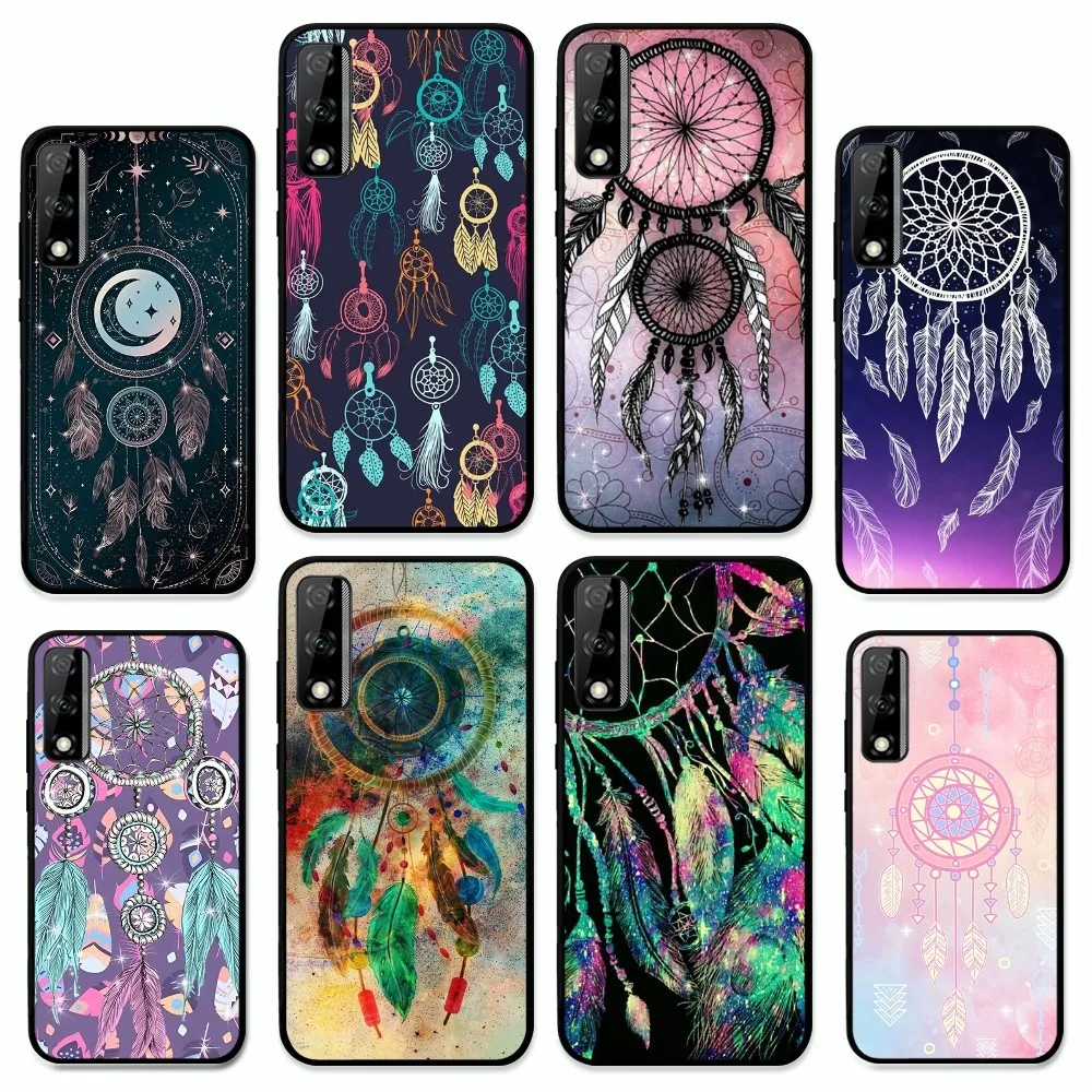 Dream catcher watercolor  Phone Case For Huawei Y9 6 7 5 Prime Enjoy 7s 7 8 plus 7a 9e 9plus 8E Lite Psmart Shell