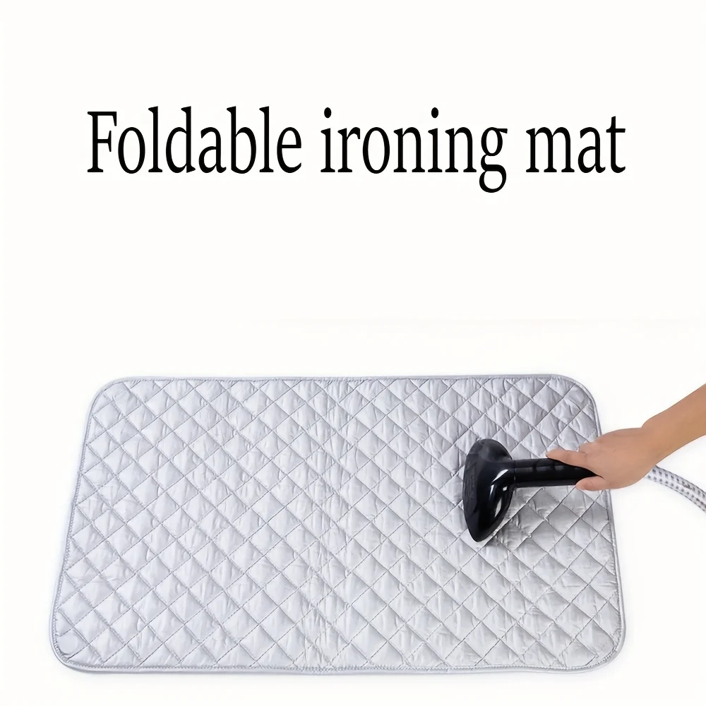 

1 шт. очень большой и толстый складной гладильный коврик, портативный и удобный для переноски, термостойкий гладильный коврик, настольная гладильная доска