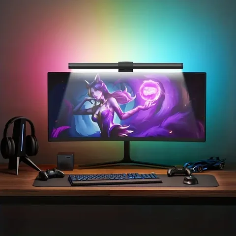 44CM Monitor Light Bar LED Computer Screen Hanging Lights RGB…
