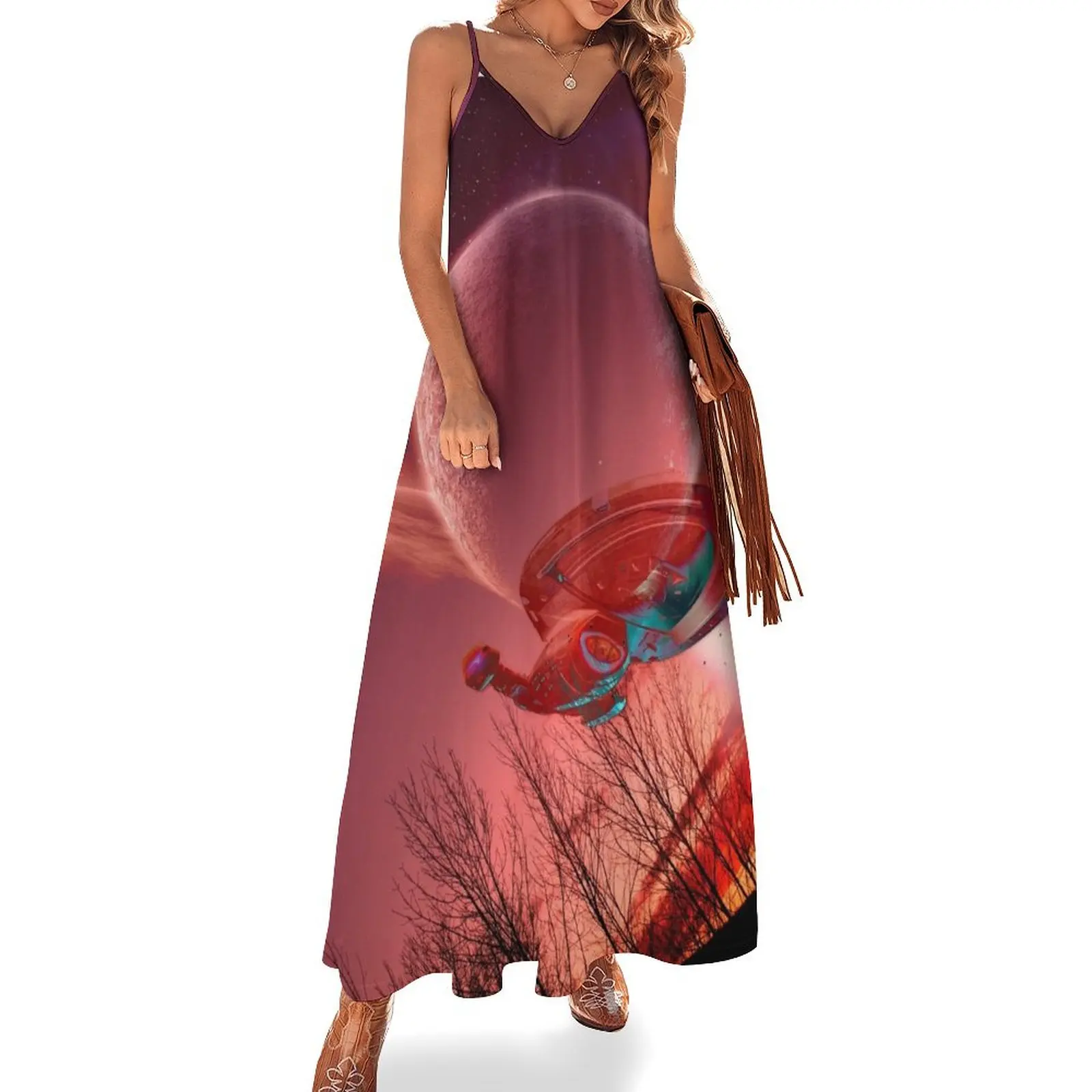 

Star Trek, Voyager spaceship Sleeveless Dress loose women's dress beach dresses Dress