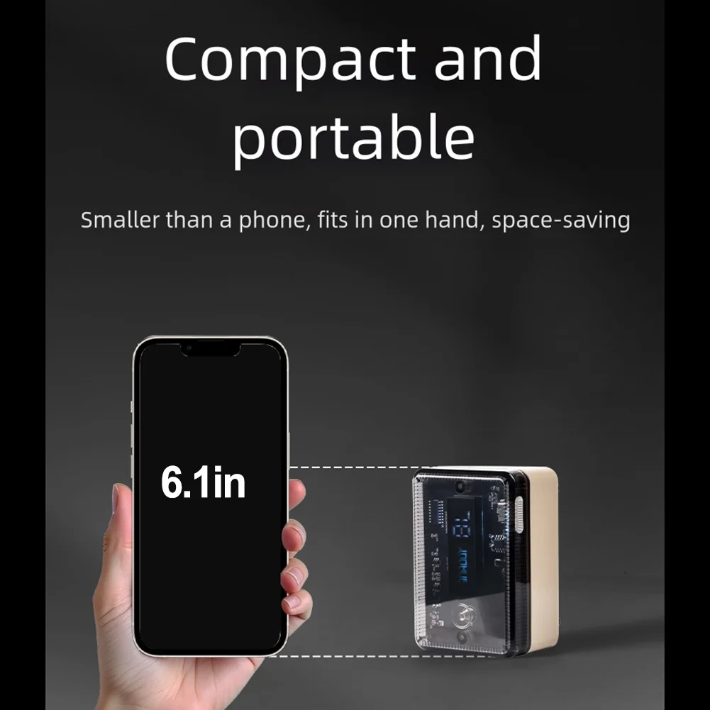 Touch Oxygen Machine Kit 1.5W Ultra-Quiet 2L/min Portable Charging Oxygenate Pump Outdoor Air Pumps Replace Accessories