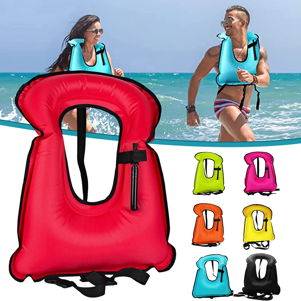 2023 구명조끼 Inflatable Adult Adjustables Chest Strap Life Vests Diving Buoyant Vest спасательный жилет