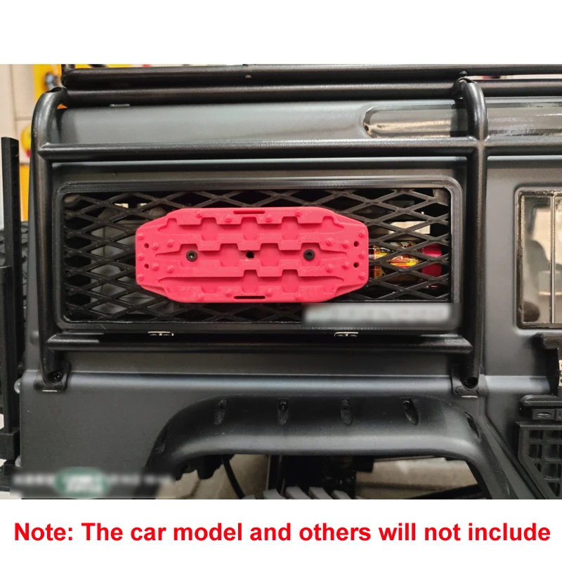 1Set Scomparto per attrezzature fuoristrada Contenitore per dispositivi PLA stampato in 3D Accessorio Mofdified per auto da arrampicata RC MJX H8H in scala 1/8