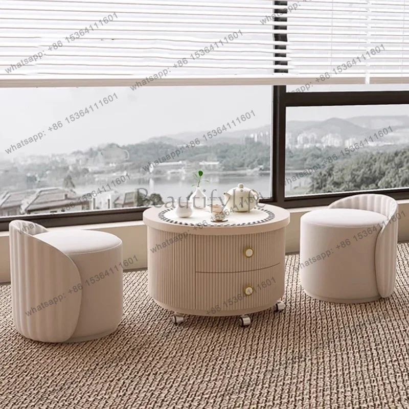 Compact Minimalist Coffee Tables Luxury Space Modern Saving Dining Premium Coffee Table Italian Meubles
