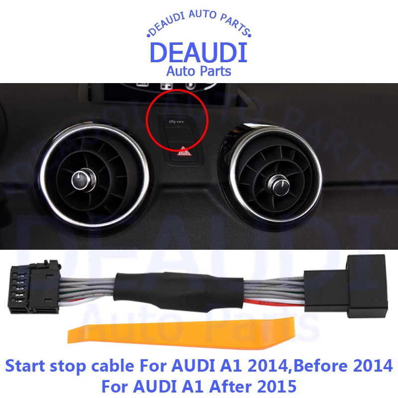 

For Audi A1 Before 2014 For Audi A1 After 2015 Auto Stop Start Engine System Off Device Control Sensor Plug Stop Cancel Cable