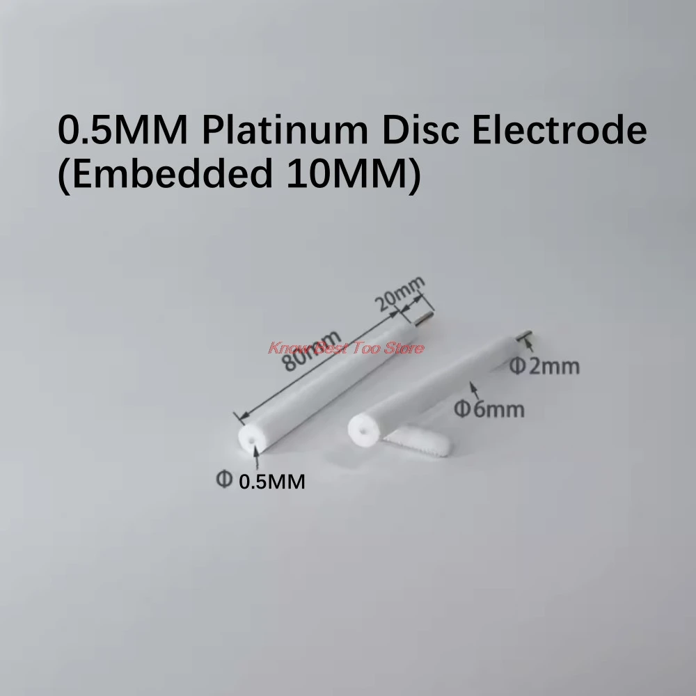 1PCS 3mm Platinum Disk Electrode/Pt Electrode/Metal Disk Electrode Can Be Customized for Invoicing