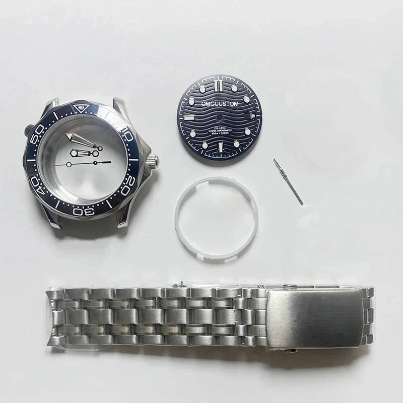 GD Factory Watch Accessory Kit Including Case,hands,dial,strap,Fit ETA2824 Miyota 8200 8215 Movement  Automatic Men Waches