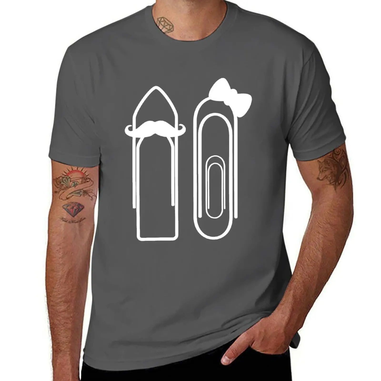 

Expectant Parents / Pregnant Paperclip T-Shirt cotton t shirts man 100% cotton t shirts high quality t shirt man luxury T-Shirt