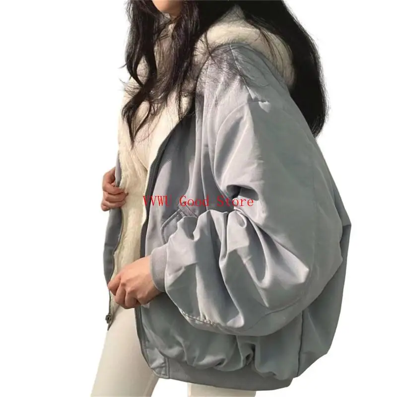  Women's Faux Furs Fleece Coat Parka Sherpas Fuzzy Faux Shearling Jackets Zipper Casual Winter Warm Oversized Outwear