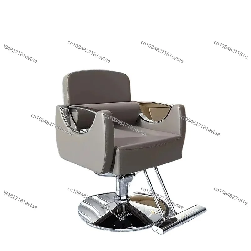 Nordic Adjustable Folding White Barber Chair Personalised Design Hairstylist Station Silla Barberia Salon Furniture Cheap
