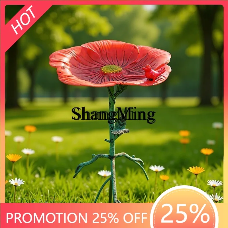 

FGgood-looking Retro Bird Bath Outdoor Yard Bird Feeder is easy to install, simple to install, and has a firm grip for leisure