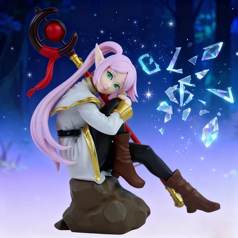 New Frieren Beyond Journey's End Frieren Treasure Box Monster Anime Figure Toy Fern Noodle Stopper Action Figurine