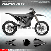HUMAART Adhesive Sticker Vinyl Graphics Décor for Stark Varg Electric Dirt Bike MX, Style No.STKVARG21N012-HOR