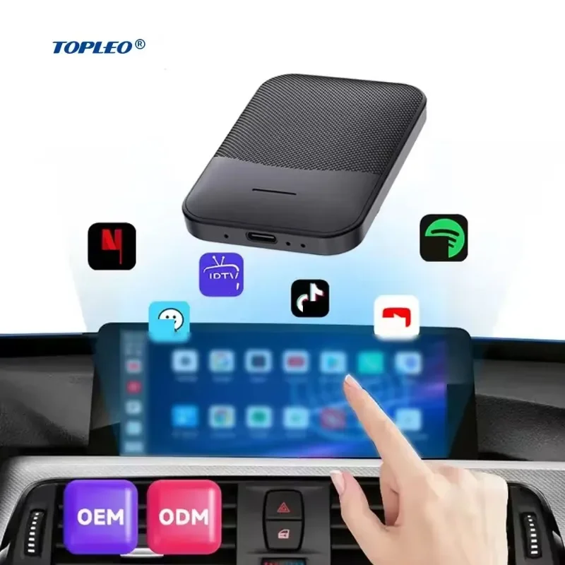

Беспроводной адаптер Carplay ai box, умный голос, оригинальный проводной волшебный ключ Carplay, беспроводной автоматический адаптер Android