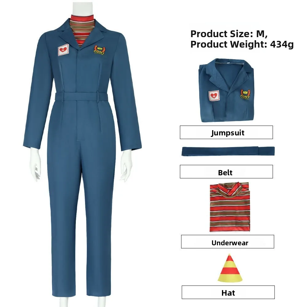 

Halloween Horror Comical Mouthwashing Work Uniform Women's Crew Cosplay Costume Traditional Chinese Ethnic Stage Performance ...