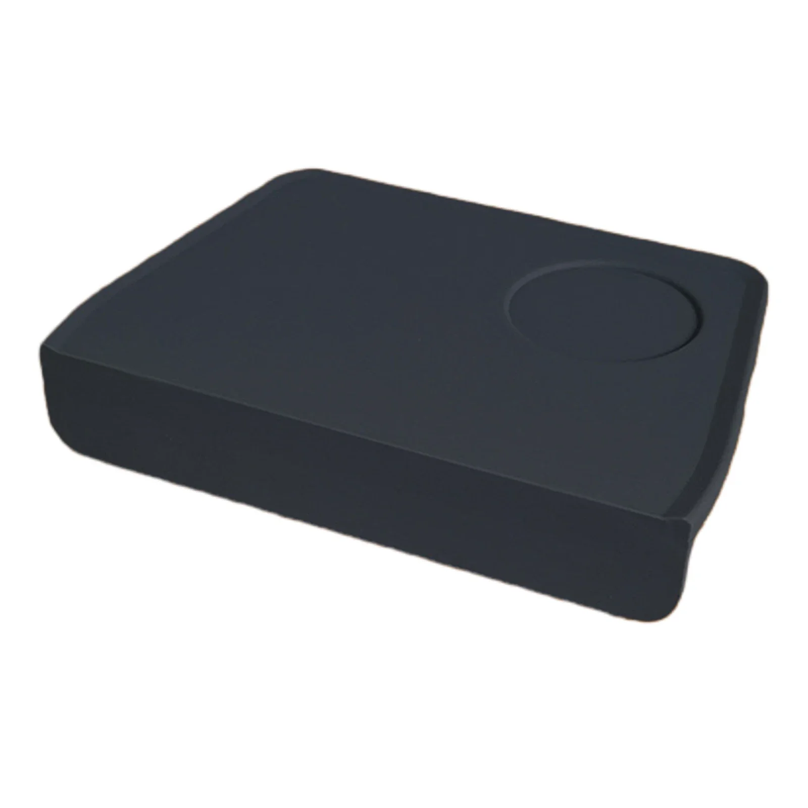 

Silicone Coffee Tamper Mat Anti-skid Espresso Coffee Tamping Rest Holder Corner Edge Pad Black Mat For Office Bar Coffee Shop