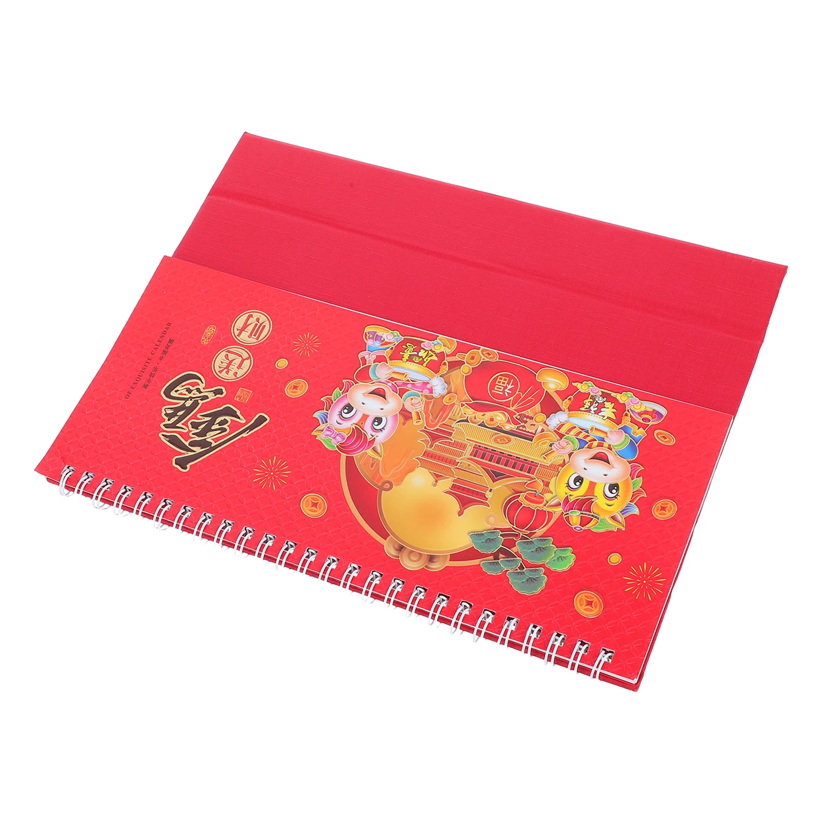 

2026 Horse Year Desktop Calendar Vintage Retro Style Festive Design Clear Date Display Home Office Decoration Standing Calendar