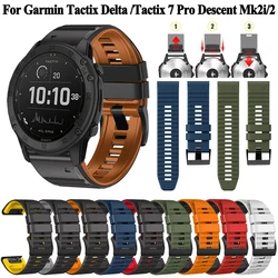 For Garmin Tactix Delta 7 Pro Descent MK2i MK2 MK1 Enduro 2 Quickfit 22/26mm Watch Band Strap D2 Delta PX Bracelet Accessories