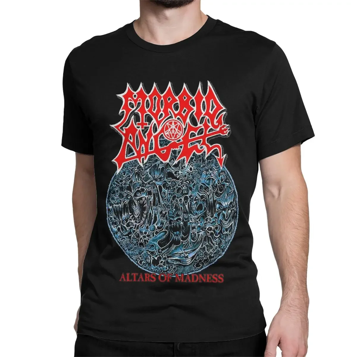 Altars Of Madness Death  for Men Women T Shirt Morbid Angel Tees Short Sleeve Crew Neck T-Shirt Pure Cotton Adult Clothes