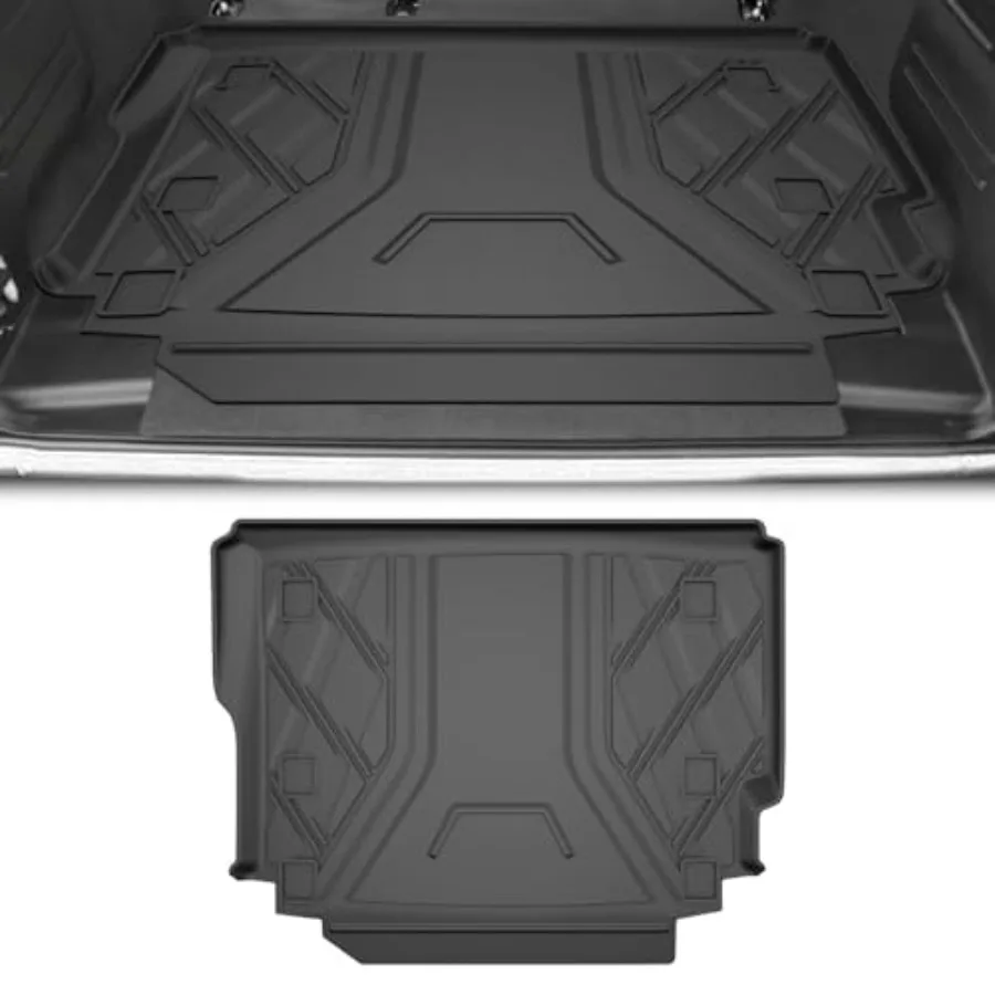 

Upgraded Wrangler JL Trunk Mat Cargo Liner for 2018-2026 Jeep Wrangler JL 4X4 Without OEM Subwoofer, All Weather Upgrade Cargo