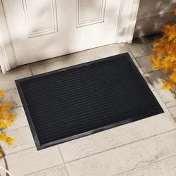 1pc, welcome mat, entrance anti slip and anti fouling carpet, made of natural rubber, odorless, easy to clean