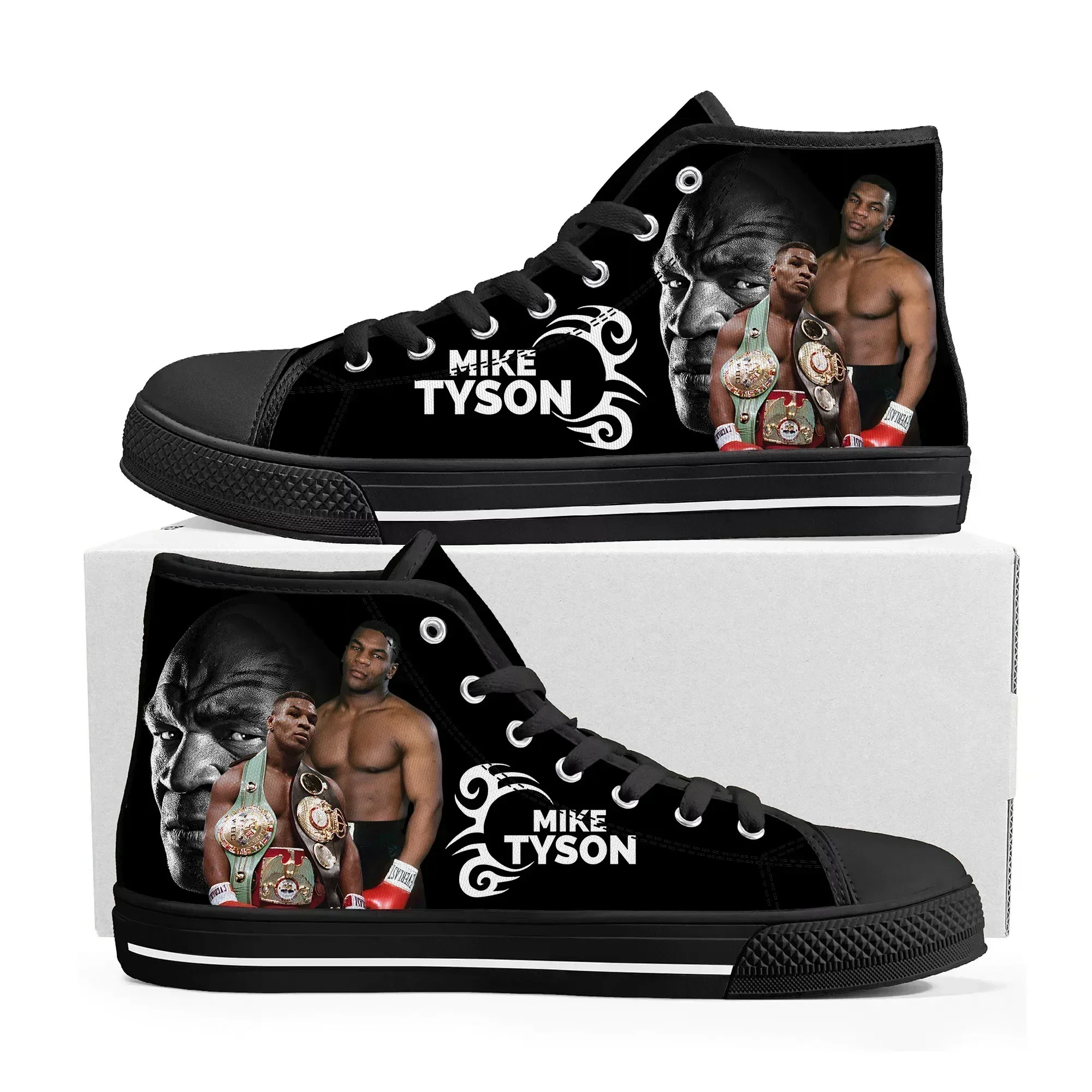 I-Iron M-ike T-Tyson B-Boxing C-Champion High Top Sneakers Mens Womens Canvas Sneaker Casual Custom Made Shoes Customize Shoe