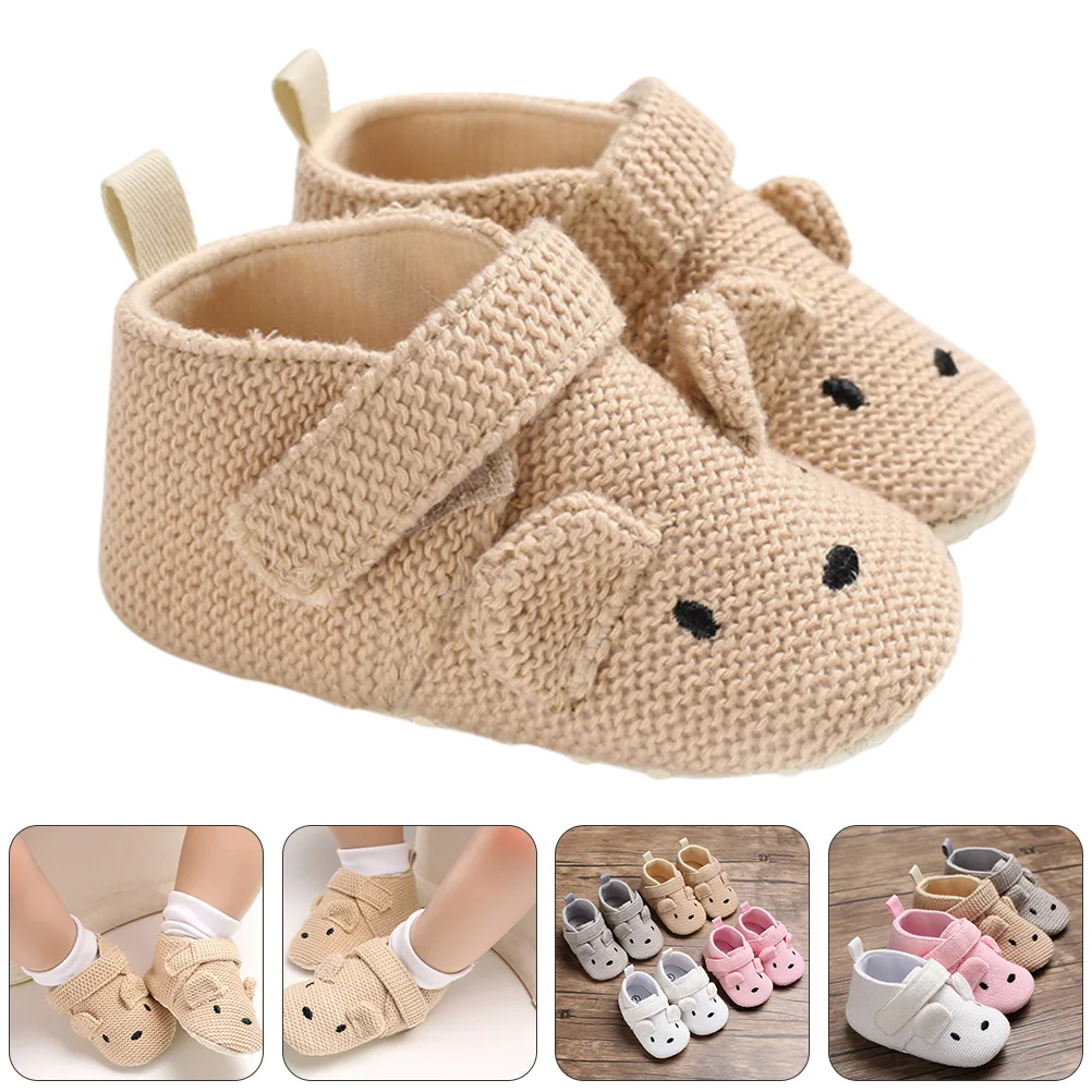 

1 пара домашней детской обуви, дышащая мягкая подошва, детская прогулочная обувь, легкая удобная обувь для малышей, нескользящая