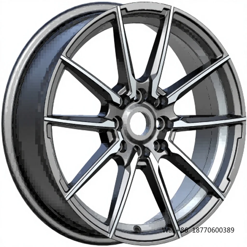 

Custom Bright Silver Casting Alloy Sport Rims 15 Inch Car Wheels Luxury Hubs with UV Coating Multiple Certifications