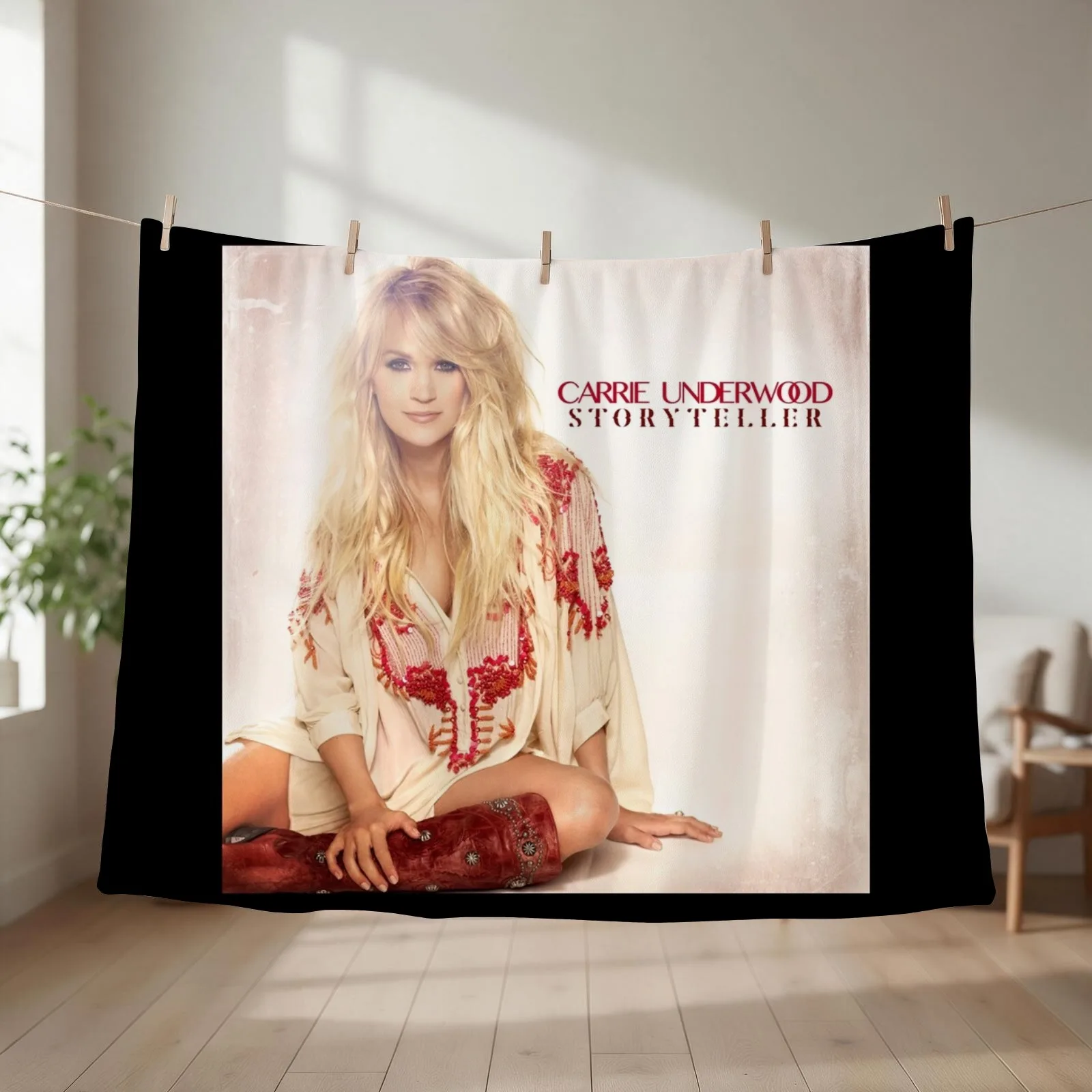 Carrie Underwood storyteller Throw Blanket couch cozy soft plush fuzzy picnic outdoor blanket